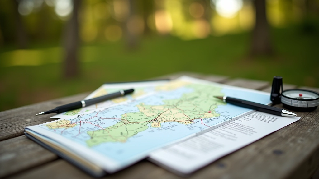 Trail map and planning guide for Daugava Bend viewpoint hiking route